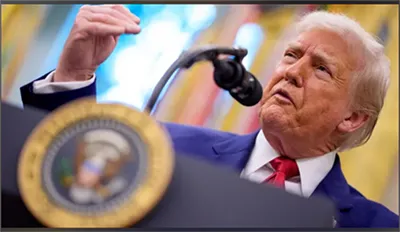 Bloic Chúirt Trádála na Stát Aontaithe Taraifí scuabtha an Uachtaráin Trump ar thíortha lena n -á...