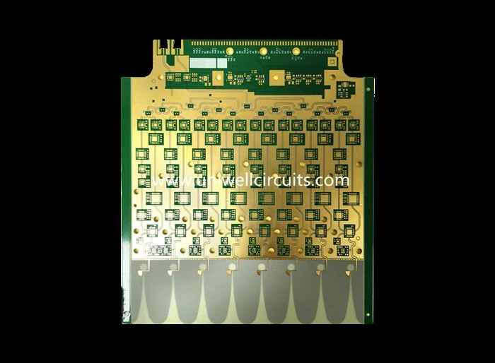 Ciorcaid Uniwell 12 sraith, ceithre huaire de bhrú RO4003C + RO4450F pcb